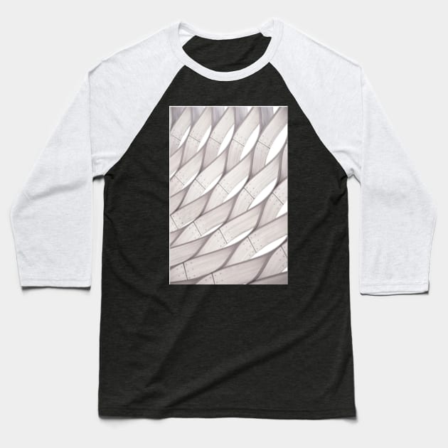 Waveboards - Eclectic Abstract Baseball T-Shirt by Didjeridingo